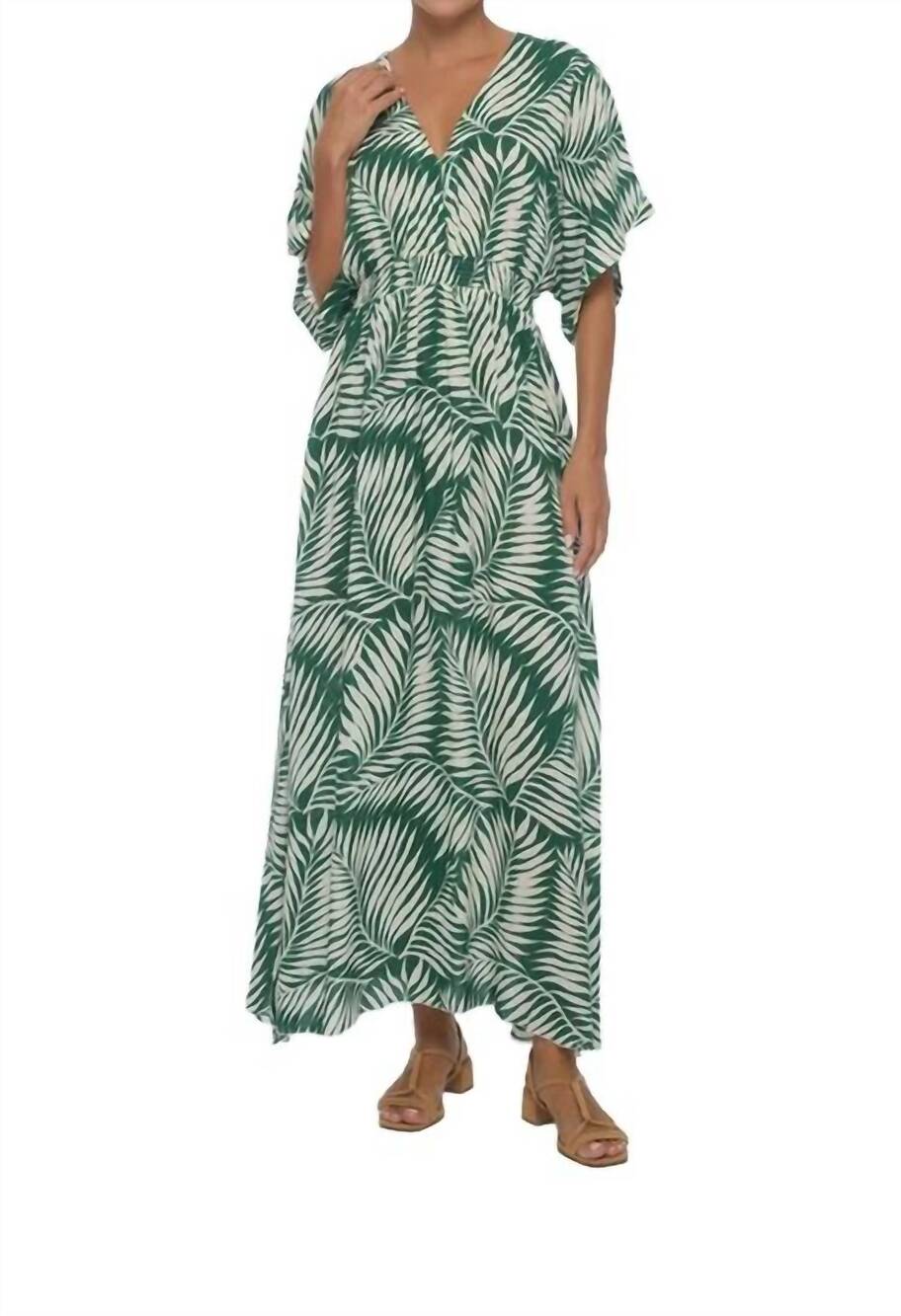 NEW KHUSH poppy maxi dress in drift green